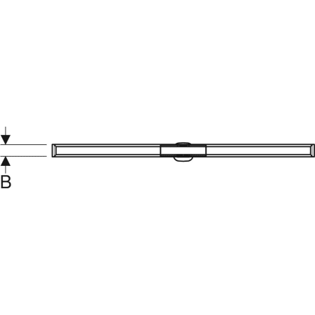 Geberit Duschrinne „CleanLine“ Modell 154450KS1 8 cm