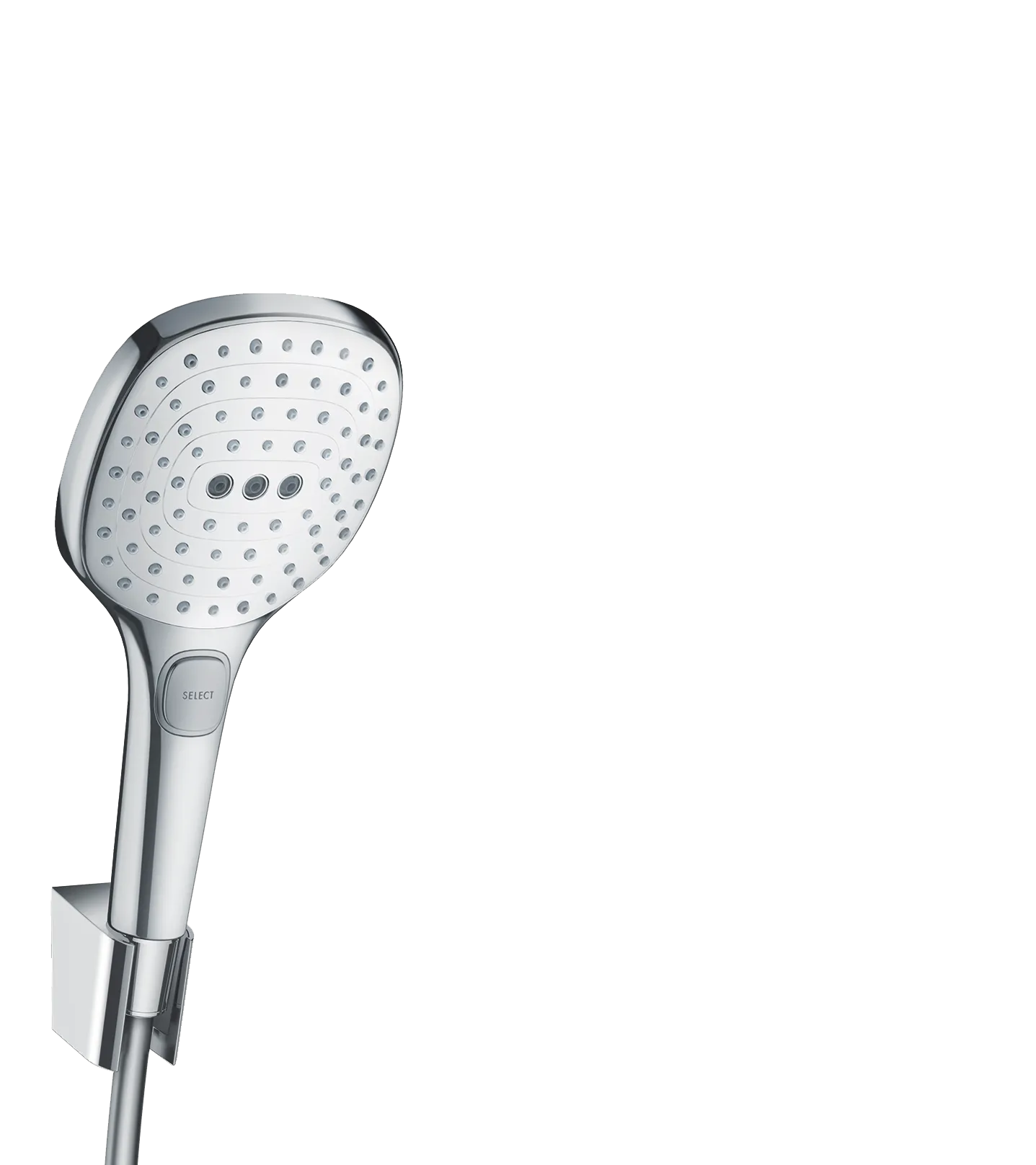 Hansgrohe Raindance Select E 120 3jet, Weiß/Chrom Hansgrohe Raindance Select E 120 3jet, Weiß/Chrom