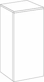 Sanipa Mittelschrank „Solo One“ 400 × 850 × 338 mm Anschlag links, in Eiche Nebraska, Anschlag links Sanipa Mittelschrank „Solo One“ 400 × 850 × 338 mm Anschlag links, in Eiche Nebraska, Anschlag links