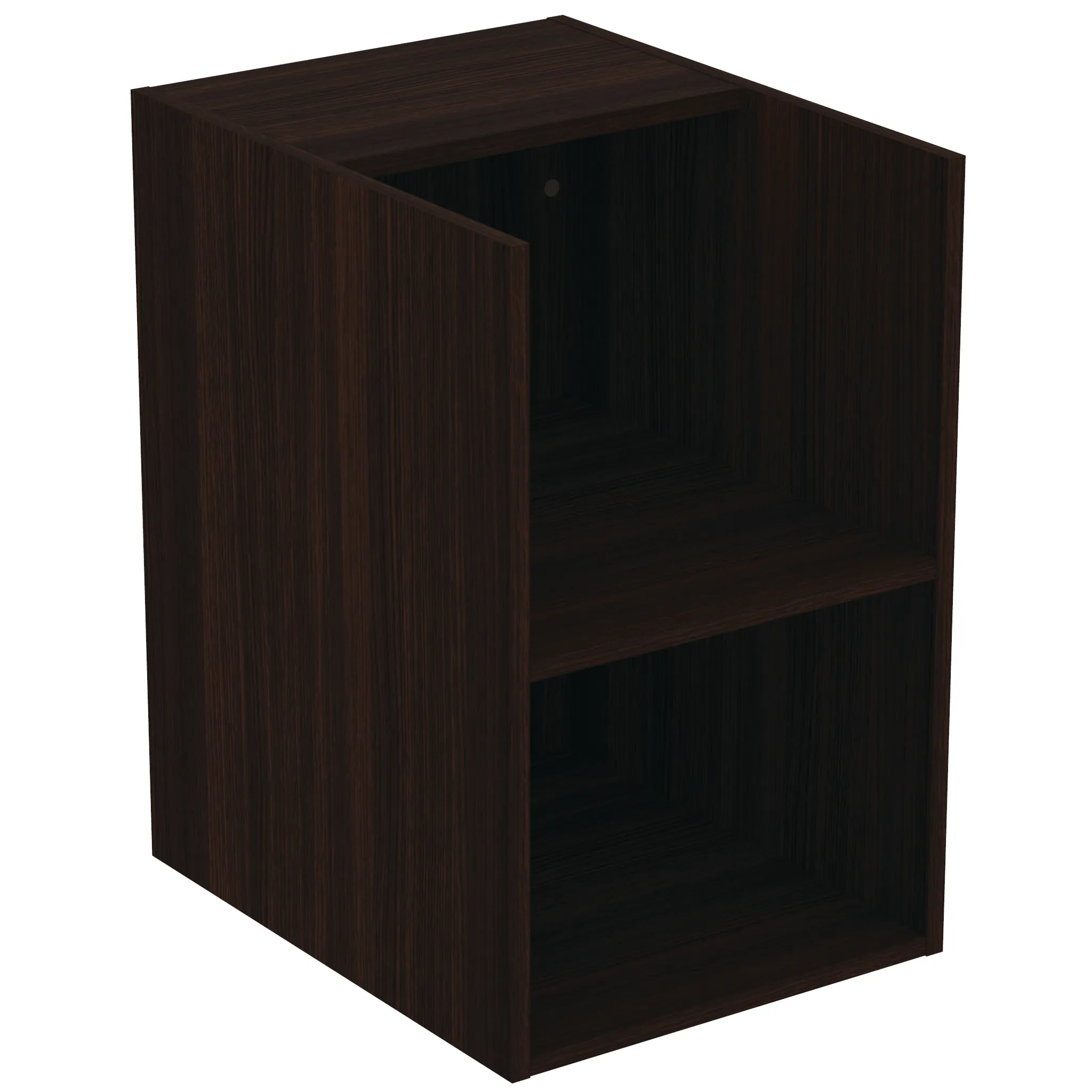 Ideal Standard i.life B Möbel-Set 160cm 4 Auszüge 2 offene Fächer Schwarz Eiche Natur