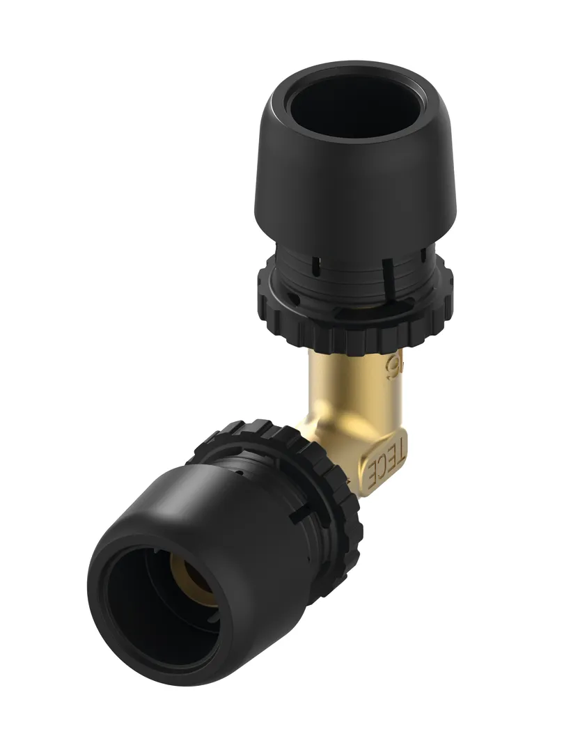 TECElogo-Ax Winkelkupplung Dimension 16 × 16, Siliziumbronze TECElogo-Ax Winkelkupplung Dimension 16 × 16, Siliziumbronze