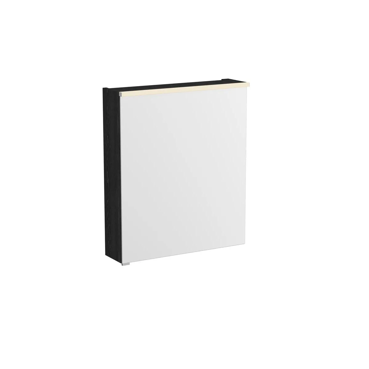 VitrA New Metropole Edge LED-Spiegelschrank, Eiche Schwarz, 60 x 18 x 70,5 cm, Wandmontage, 1 Spiegeltür mit Softclose, Touch-Sensor, LED-Beleuchtung VitrA New Metropole Edge LED-Spiegelschrank, Eiche Schwarz, 60 x 18 x 70,5 cm, Wandmontage, 1 Spiegeltür mit Softclose, Touch-Sensor, LED-Beleuchtung