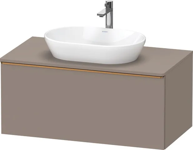Duravit Waschtischunterschrank wandhängend „D-Neo“ 100 × 45,9 × 55 cm Basalt Matt