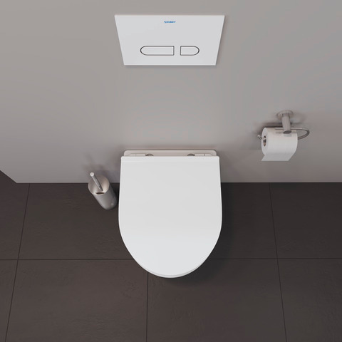 Duravit Stand-Tiefspül-WC inkl. WC-Sitz „No.1“ 51 × 38,6 × 46,5 cm, Befestigung sichtbar Duravit Stand-Tiefspül-WC inkl. WC-Sitz „No.1“ 51 × 38,6 × 46,5 cm, Befestigung sichtbar