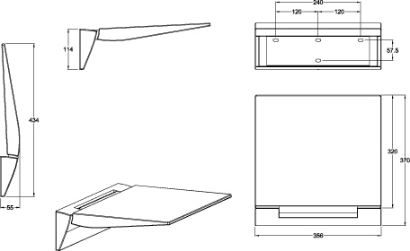 Duschklappsitz „ViCare Universal“