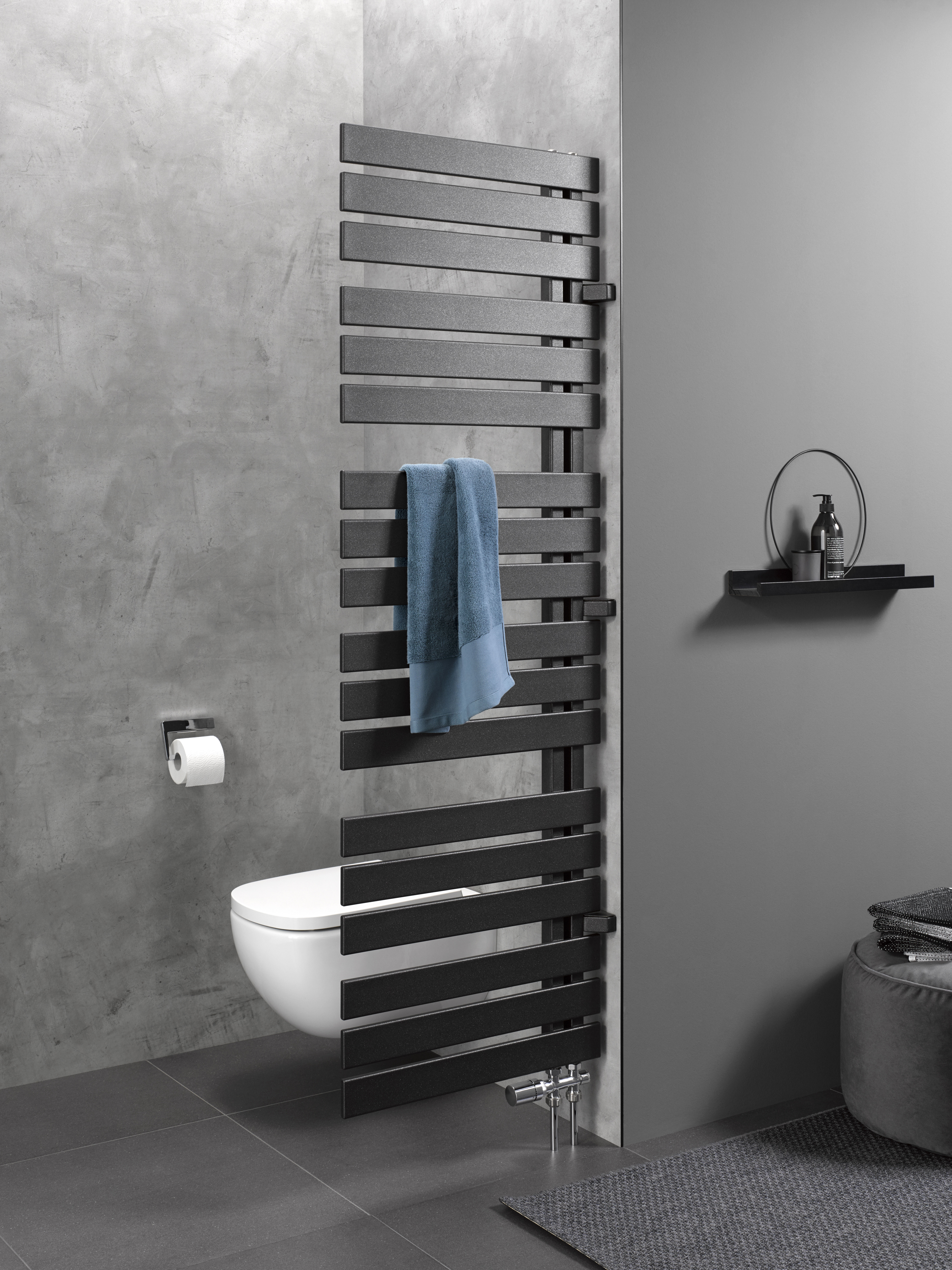 HSK Design-Handtuchwärmer „Yenga“ Elektrobetrieb 60 × 182,4 cm in Weiß HSK Design-Handtuchwärmer „Yenga“ Elektrobetrieb 60 × 182,4 cm in Weiß