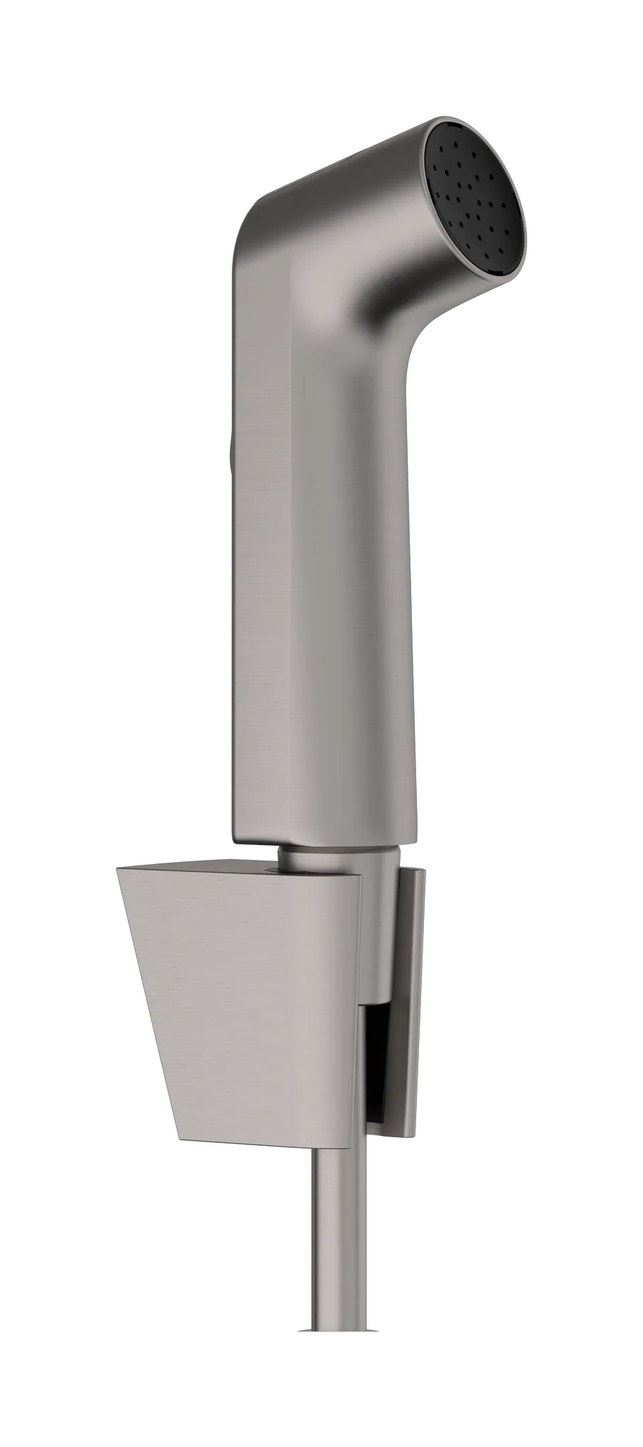 Hansgrohe Bidette Handbrause 1jet S EcoSmart mit Porter S Brausehalter und Brauseschlauch 125 cm, Brushed Black Chrome Hansgrohe Bidette Handbrause 1jet S EcoSmart mit Porter S Brausehalter und Brauseschlauch 125 cm, Brushed Black Chrome