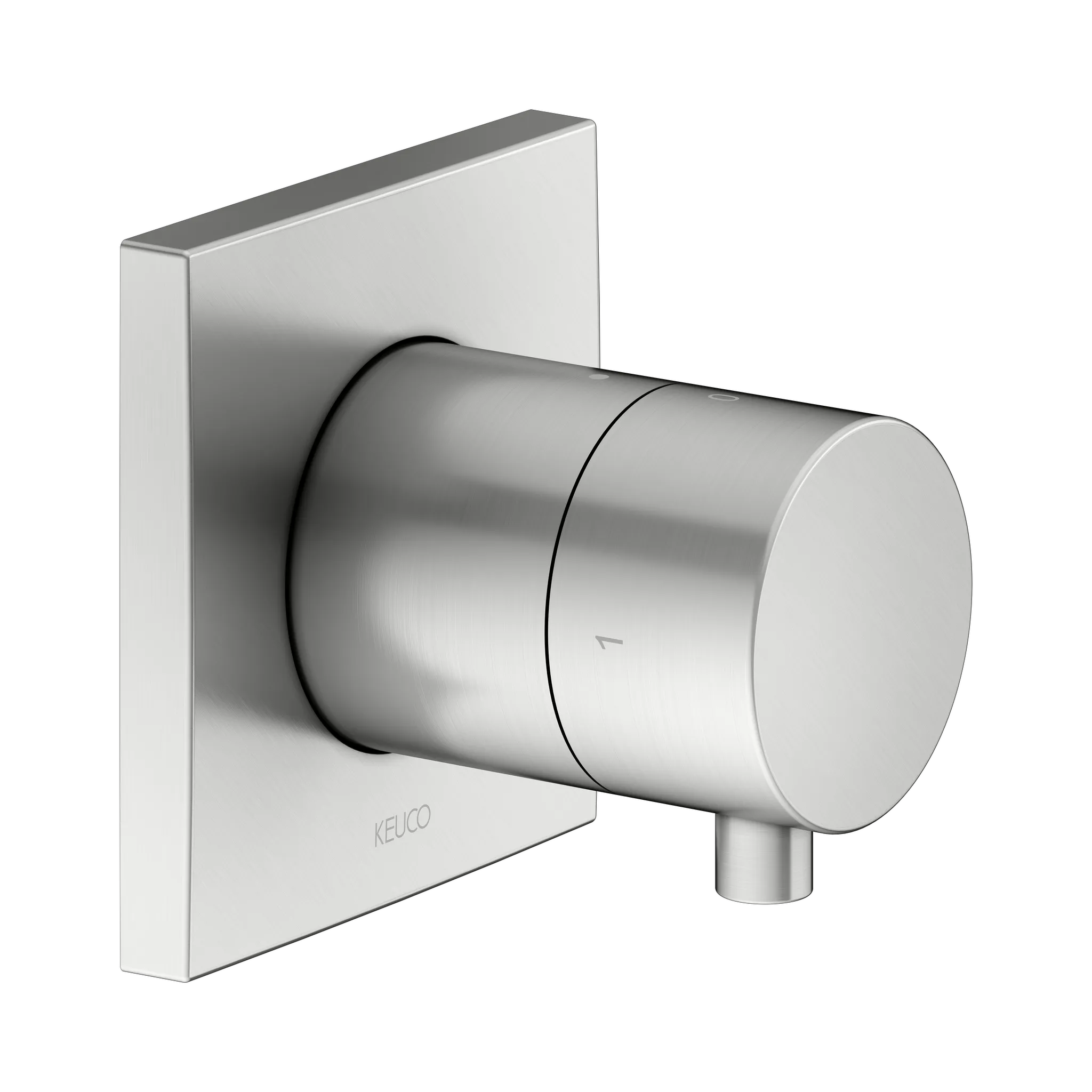 KEUCO IXMO Ab- und Umstellventil Unterputz für 2 Verbraucher IXMO Comfort, eckig Edelstahl-finish