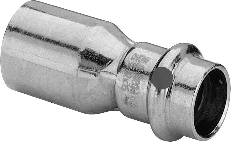 „Profipress“ Reduzierstück mit 1 Muffe 12 × 10 mm „Profipress“ Reduzierstück mit 1 Muffe 12 × 10 mm