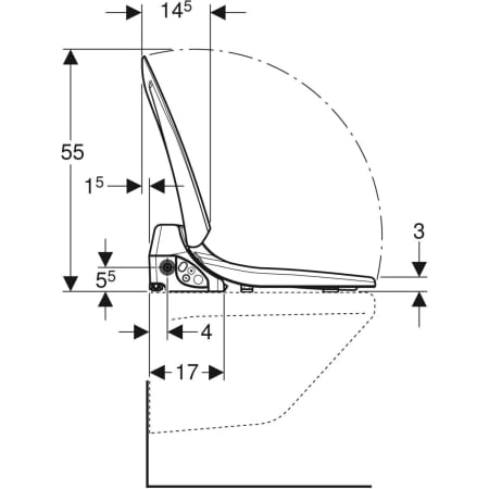 AquaClean 4000 WC-Aufsatz: weiß-alpin AquaClean 4000 WC-Aufsatz: weiß-alpin