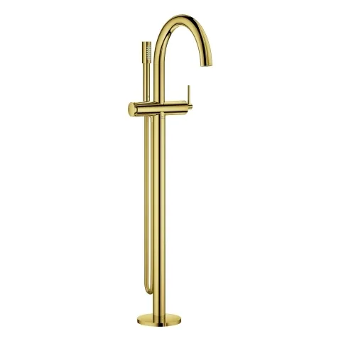 Einhand-Wannenbatterie Atrio 24368, Bodenmontage, Fertigmontageset für 45 984, mit Brauseset Rainshower Aqua Stick, chrom Einhand-Wannenbatterie Atrio 24368, Bodenmontage, Fertigmontageset für 45 984, mit Brauseset Rainshower Aqua Stick, chrom