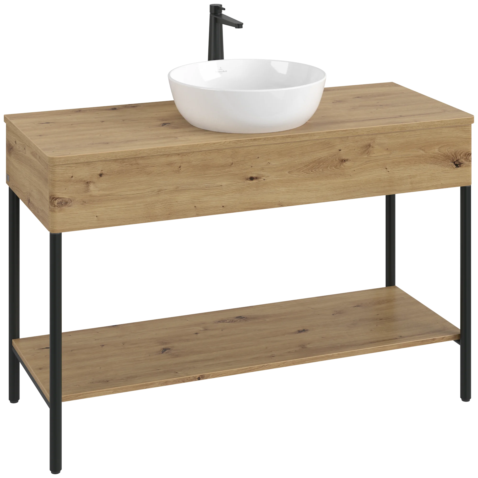 Villeroy & Boch Waschbeckenunterschrank Artis L65051TS, Eckig Oak Natural Touch, 1200x782x500mm, mit Beleuchtung und Push-to-open Funktion Villeroy & Boch Waschbeckenunterschrank Artis L65051TS, Eckig Oak Natural Touch, 1200x782x500mm, mit Beleuchtung und Push-to-open Funktion