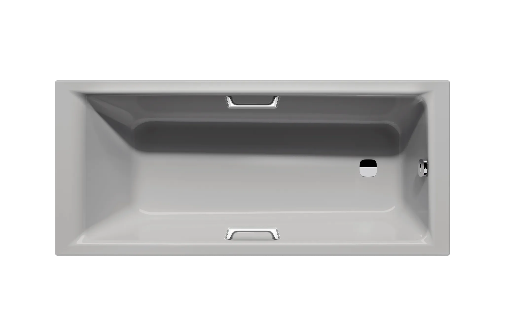Kaldewei PURO NEXT STAR Badewanne, 1900x900 mm, manhattan, Rechteckig mit flachem Wannenrand und fußseitigem Ab- und Überlauf