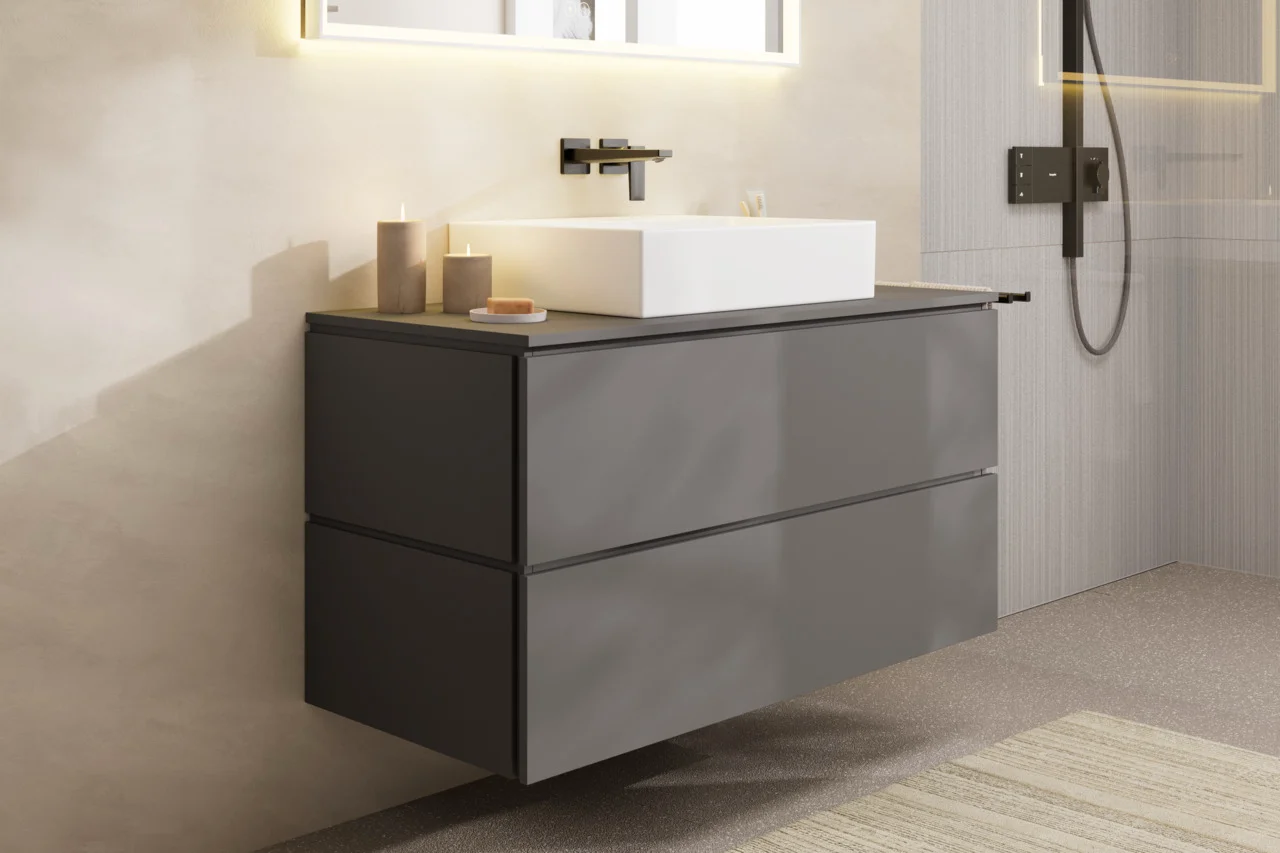 Hansgrohe Xevolos E Aufsatzwaschtisch, Keramik, weiß, 600x480 mm, 140 mm Höhe, ohne Hahnloch und Überlauf Hansgrohe Xevolos E Aufsatzwaschtisch, Keramik, weiß, 600x480 mm, 140 mm Höhe, ohne Hahnloch und Überlauf