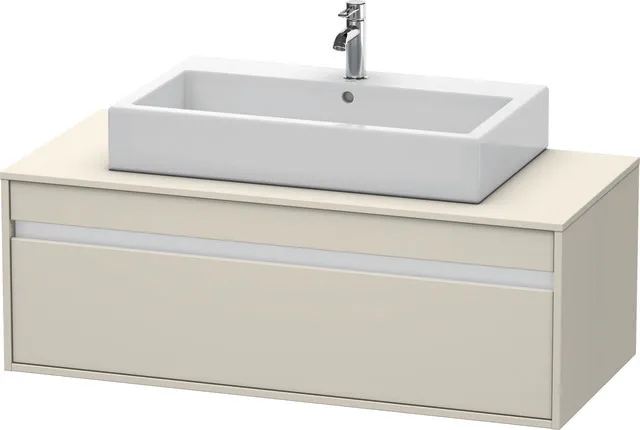 Duravit Waschtischunterschrank wandhängend „Ketho“ 120 × 42,6 × 55 cm Taupe Matt Duravit Waschtischunterschrank wandhängend „Ketho“ 120 × 42,6 × 55 cm Taupe Matt