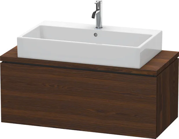 Duravit Waschtischunterschrank wandhängend „L-Cube“ 102 × 40 × 47,7 cm Nussbaum gebürstet