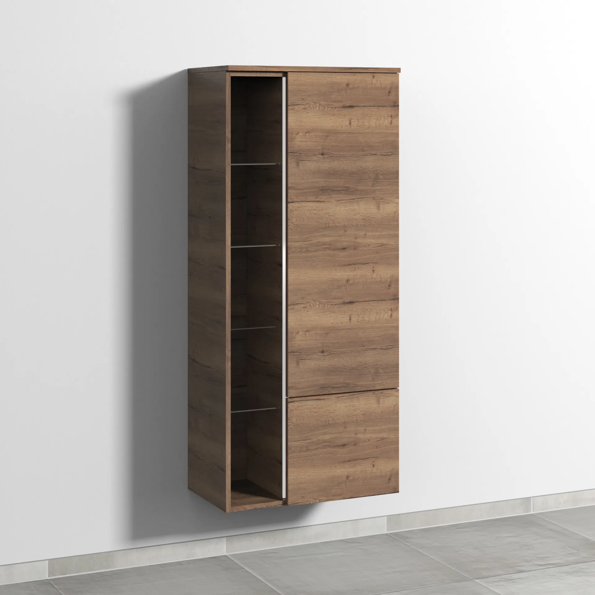 Stauraumschrank rechts 3way (BR183) 1360x600x345 Anthrazit-Matt