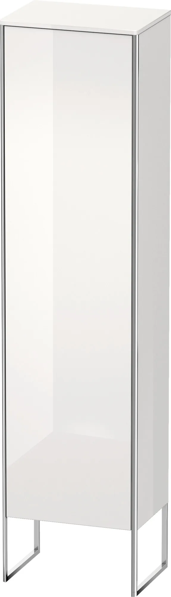 Duravit Hochschrank „XSquare“ 50 × 201,6 × 35,6 cm Weiß Hochglanz