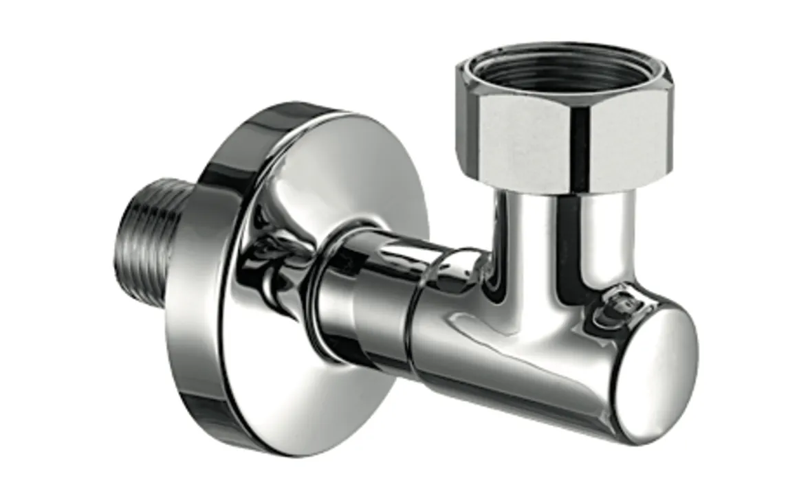 Wasserzähler-Anschlussbogen, Schubrosette Ø 54 mm, DN 15 G 1/2 AG, DN 20 G 3/4 IG, chrom Wasserzähler-Anschlussbogen, Schubrosette Ø 54 mm, DN 15 G 1/2 AG, DN 20 G 3/4 IG, chrom