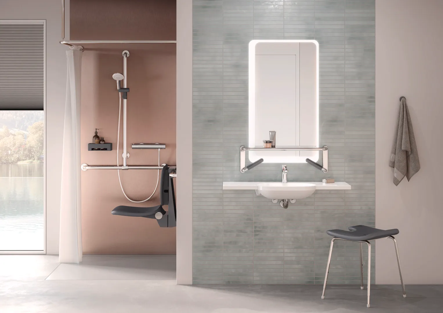 Einhängesitz „Serie 802 LifeSystem“ in Signalweiß glänzend / Signalweiß matt Einhängesitz „Serie 802 LifeSystem“ in Signalweiß glänzend / Signalweiß matt