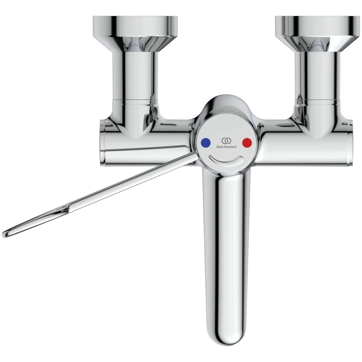 Wand-Waschtisch-Thermostat Ceraplus Safe SQ Ausladung 150mm absp.S-Anschlüsse Chrom Wand-Waschtisch-Thermostat Ceraplus Safe SQ Ausladung 150mm absp.S-Anschlüsse Chrom