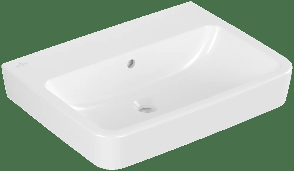 Villeroy & Boch O.novo Waschbecken 4A4162, 600x460mm, Eckig, Weiß Alpin