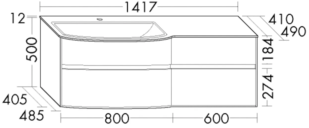 burgbad Badmöbelset „rc40Solitaire“ in Sand Hochglanz burgbad Badmöbelset „rc40Solitaire“ in Sand Hochglanz