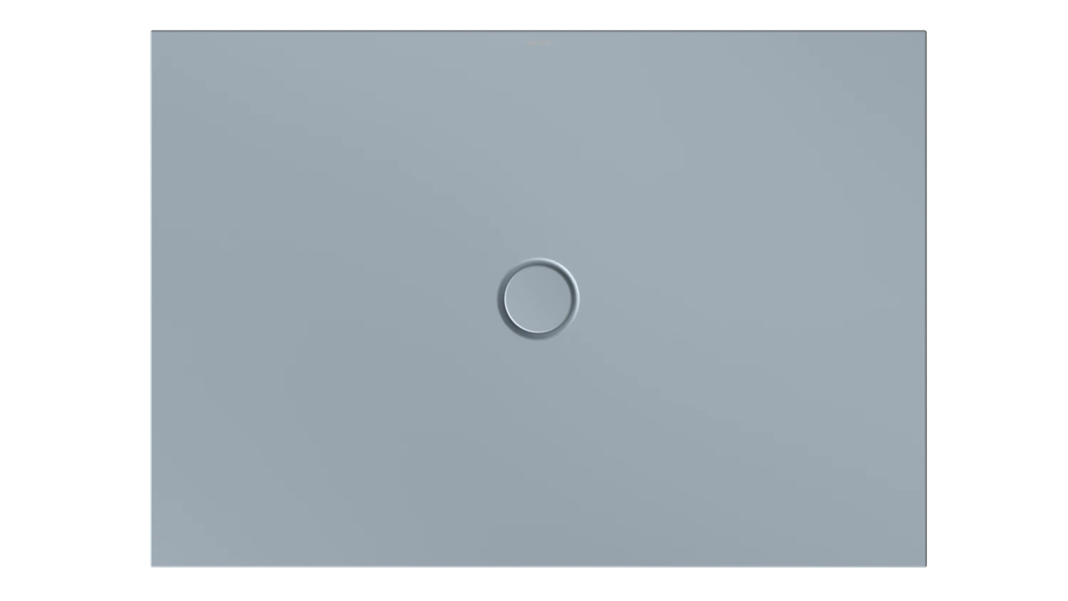 Bette rechteck Duschwanne „BetteFloor“ 1300 × 900 mm ohne Oberflächenbeschichtung, ohne Oberflächenveredelung, ohne Wannenträger, in Blue Satin