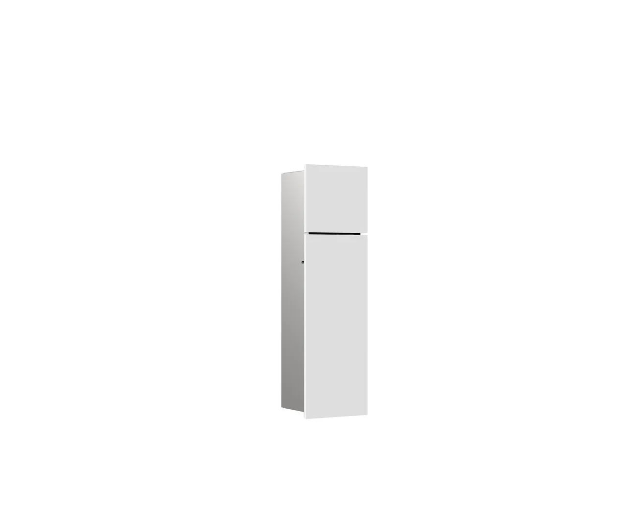 WC-Modul asis pure Türanschlag rechts, Unterputz, 600mm, alpinweiss matt