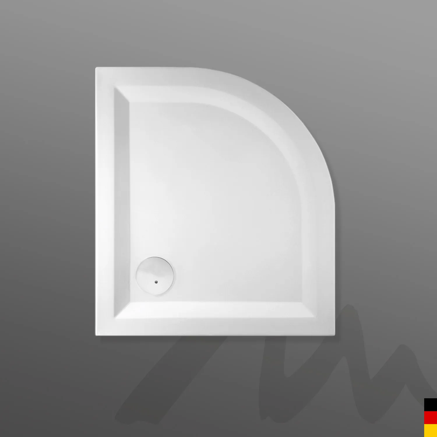 Mauersberger Acryl-Duschwanne albis 90⁄80 SF rechts, 900x800x50, rein-weiß Mauersberger Acryl-Duschwanne albis 90⁄80 SF rechts, 900x800x50, rein-weiß