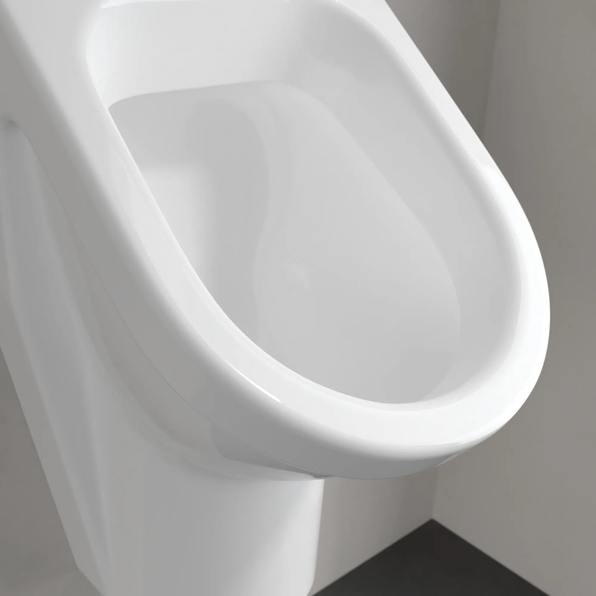 Urinal „Architectura“, mit keramischem Sieb, ohne Zielobjekt, Befestigung verdeckt, Zulauf verdeckt 35,5 × 62 × 38,5 cm in Weiß Alpin Urinal „Architectura“, mit keramischem Sieb, ohne Zielobjekt, Befestigung verdeckt, Zulauf verdeckt 35,5 × 62 × 38,5 cm in Weiß Alpin