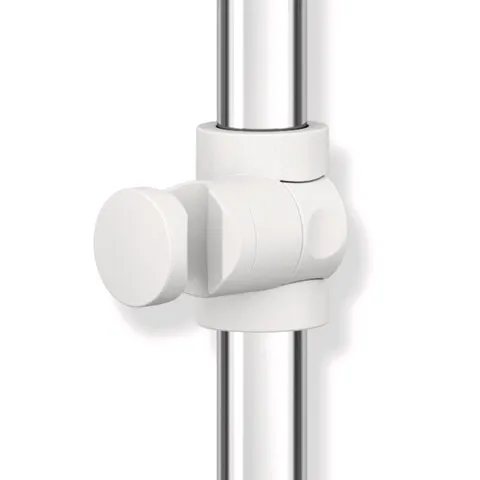 Halter für Handbrause „System 900“ in Signalweiß Halter für Handbrause „System 900“ in Signalweiß