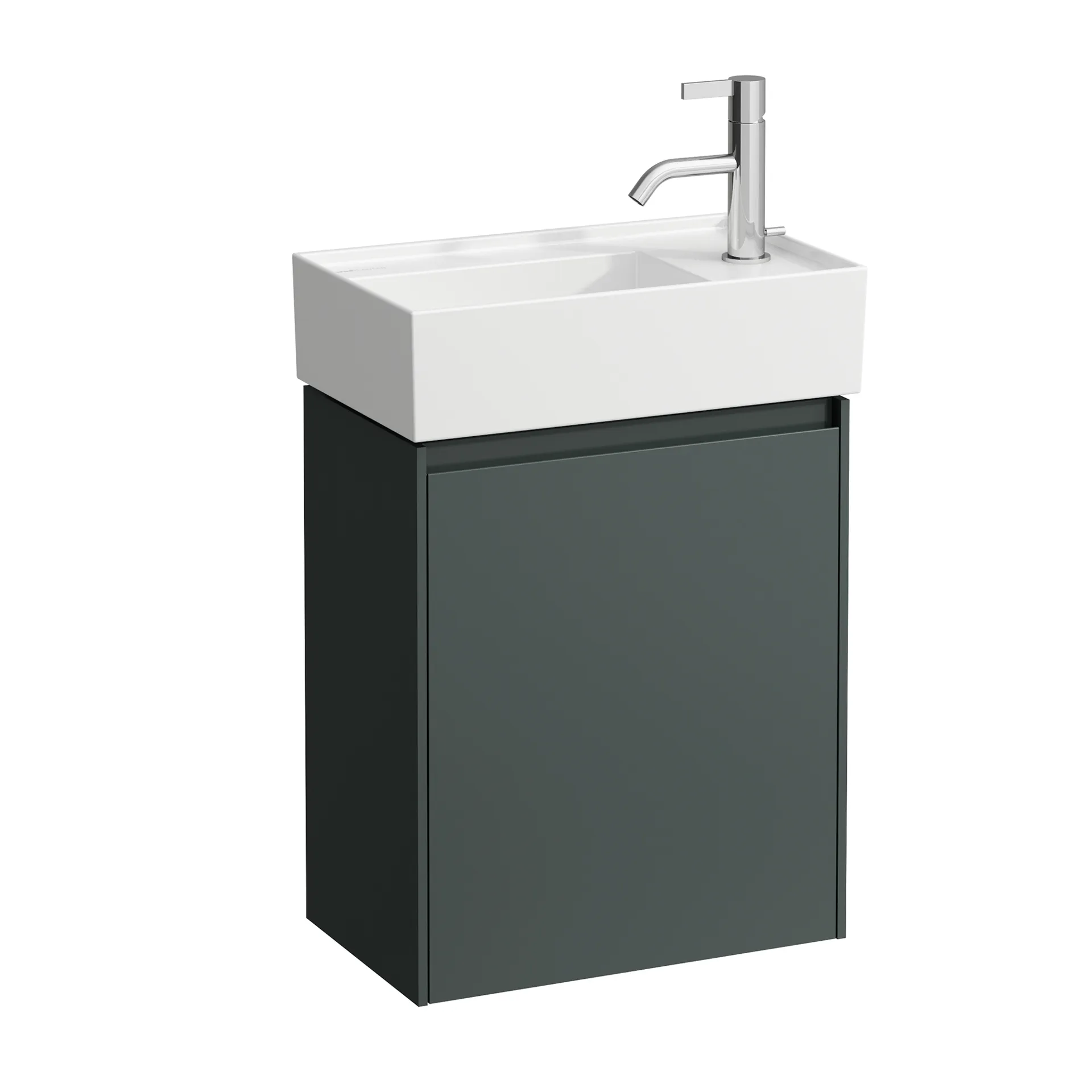 Laufen Waschtischunterbau LANI 270x437x515 1 Tür Scharnier rechts integrierte Griffleiste und Soft-Close 1 Glasablage (fix) für Waschtisch Kartell Laufen H815334 verkehrsgrau Laufen Waschtischunterbau LANI 270x437x515 1 Tür Scharnier rechts integrierte Griffleiste und Soft-Close 1 Glasablage (fix) für Waschtisch Kartell Laufen H815334 verkehrsgrau