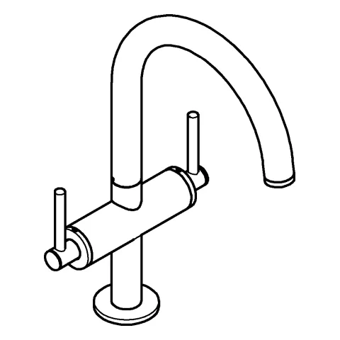 Grohe Atrio Waschtisch-Einlochbatterie L-Size, chrom Grohe Atrio Waschtisch-Einlochbatterie L-Size, chrom