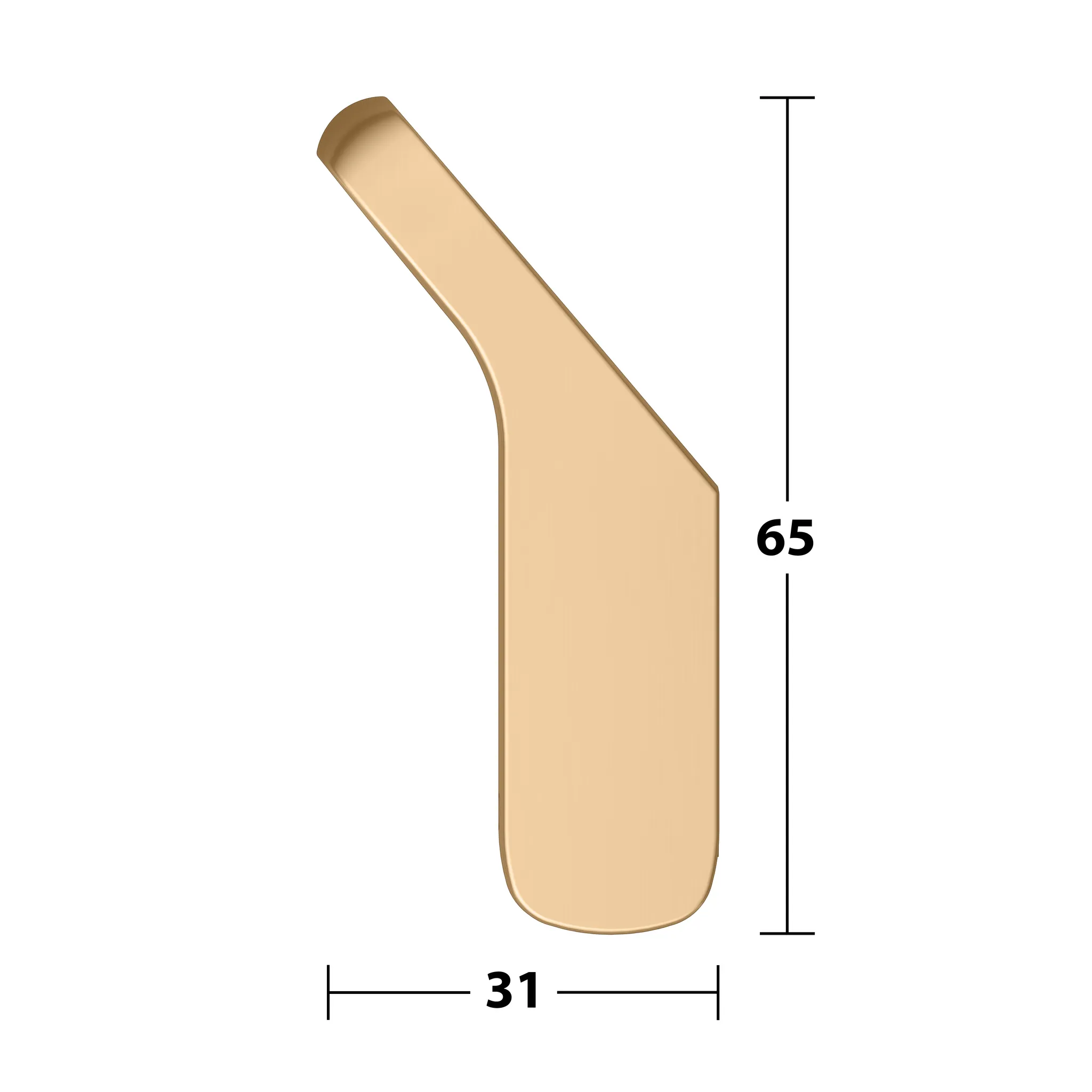 Collection Moll Handtuchhaken Messing gebürstet Collection Moll Handtuchhaken Messing gebürstet