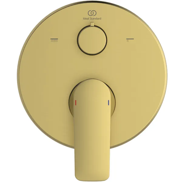 Ideal Standard Badearmatur Connect Air Unterputz Rosette Ø163 mm Brushed Gold Ideal Standard Badearmatur Connect Air Unterputz Rosette Ø163 mm Brushed Gold