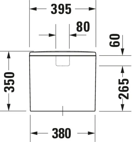 Spülkasten „ME by Starck“ 39,5 × 35 × 18 cm Spülkasten „ME by Starck“ 39,5 × 35 × 18 cm