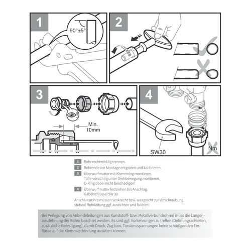Flamco Klemmverschraubung für Kunststoff- und Metallverbundrohre „A3“ KV 16 × 2,0 (2 Stück) Flamco Klemmverschraubung für Kunststoff- und Metallverbundrohre „A3“ KV 16 × 2,0 (2 Stück)