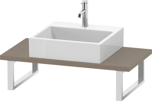 Duravit Konsole „L-Cube“ in Leinen