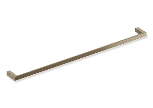 HEWI Badetuchhalter System 900Q, PVD, Bronze gebürstet, 800 mm Breite, 20 mm Höhe, 70 mm Tiefe
