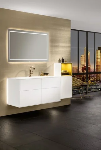 Villeroy & Boch Schrankwaschtisch Finion 4164C2, 1200x500x160 mm, weiß Alpin CeramicPlus, glänzend, TitanCeram, Metropolitan Stil Villeroy & Boch Schrankwaschtisch Finion 4164C2, 1200x500x160 mm, weiß Alpin CeramicPlus, glänzend, TitanCeram, Metropolitan Stil
