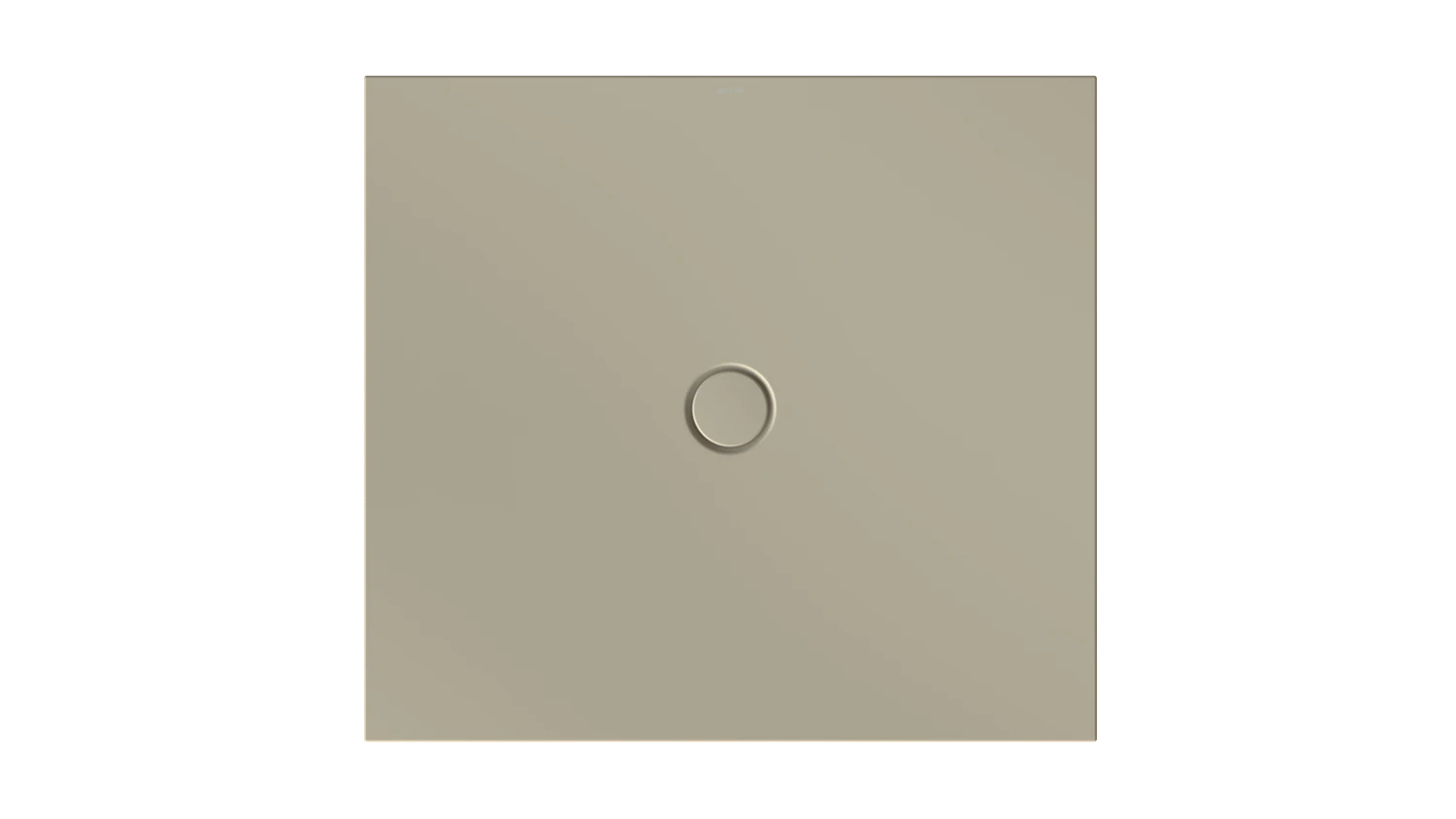 Bette rechteck Duschwanne „BetteFloor“ 1100 × 1000 mm mit BetteAntirutsch Pro, ohne Oberflächenveredelung, ohne Wannenträger, in Cashmere