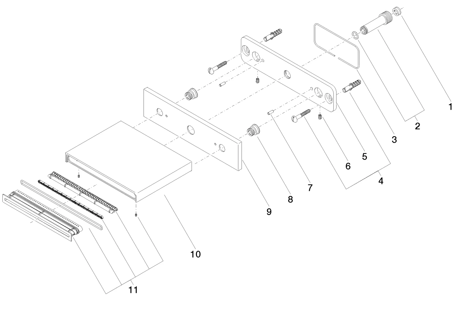 Dornbracht WATER SHEET Schwallauslauf für Wandmontage Chrom gebürstet Dornbracht WATER SHEET Schwallauslauf für Wandmontage Chrom gebürstet