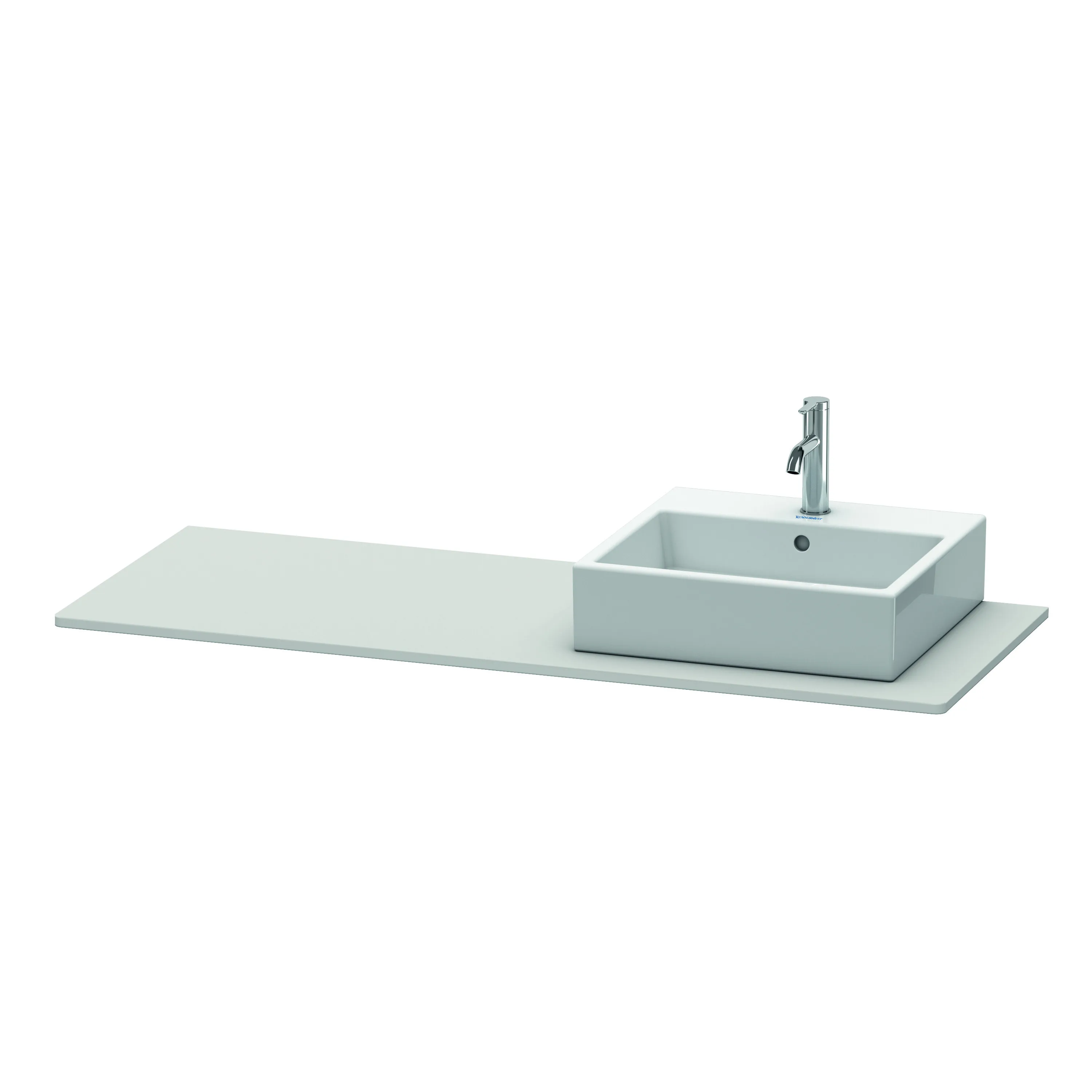 Duravit Konsole „XSquare“ in Nordic Weiß Seidenmatt