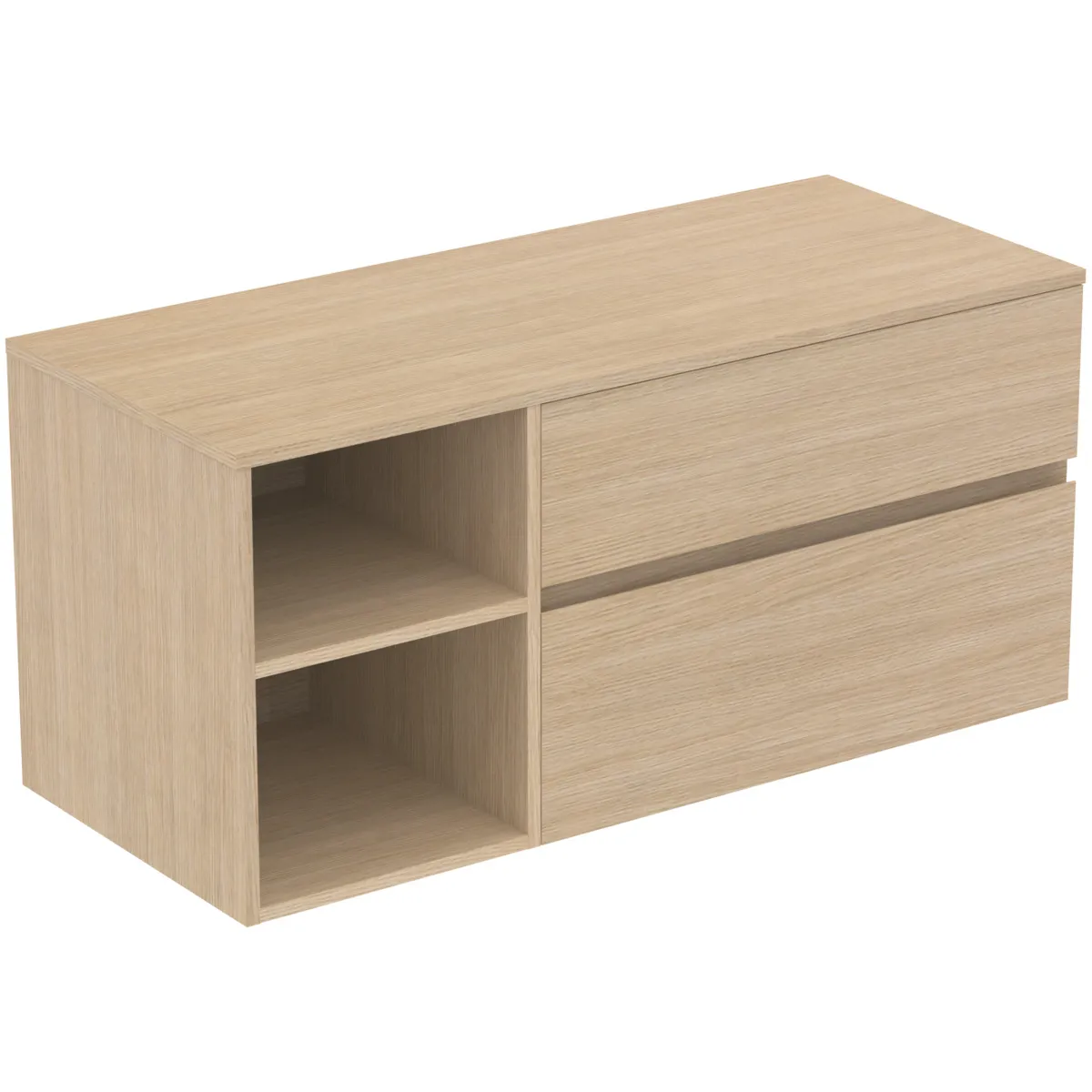 Ideal Standard Waschtischunterschrank „Finesse“ 120,2 × 55,8 × 50,5 cm Eiche weiß Ideal Standard Waschtischunterschrank „Finesse“ 120,2 × 55,8 × 50,5 cm Eiche weiß