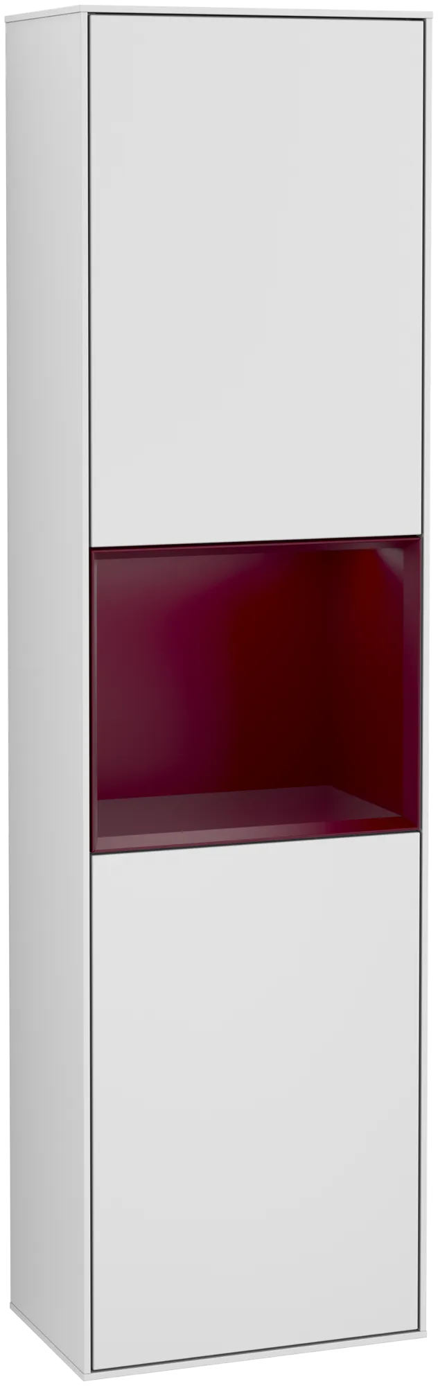Villeroy & Boch Hochschrank Finion F46, 418x1516x270mm, Beleuchtung, 2 Türen