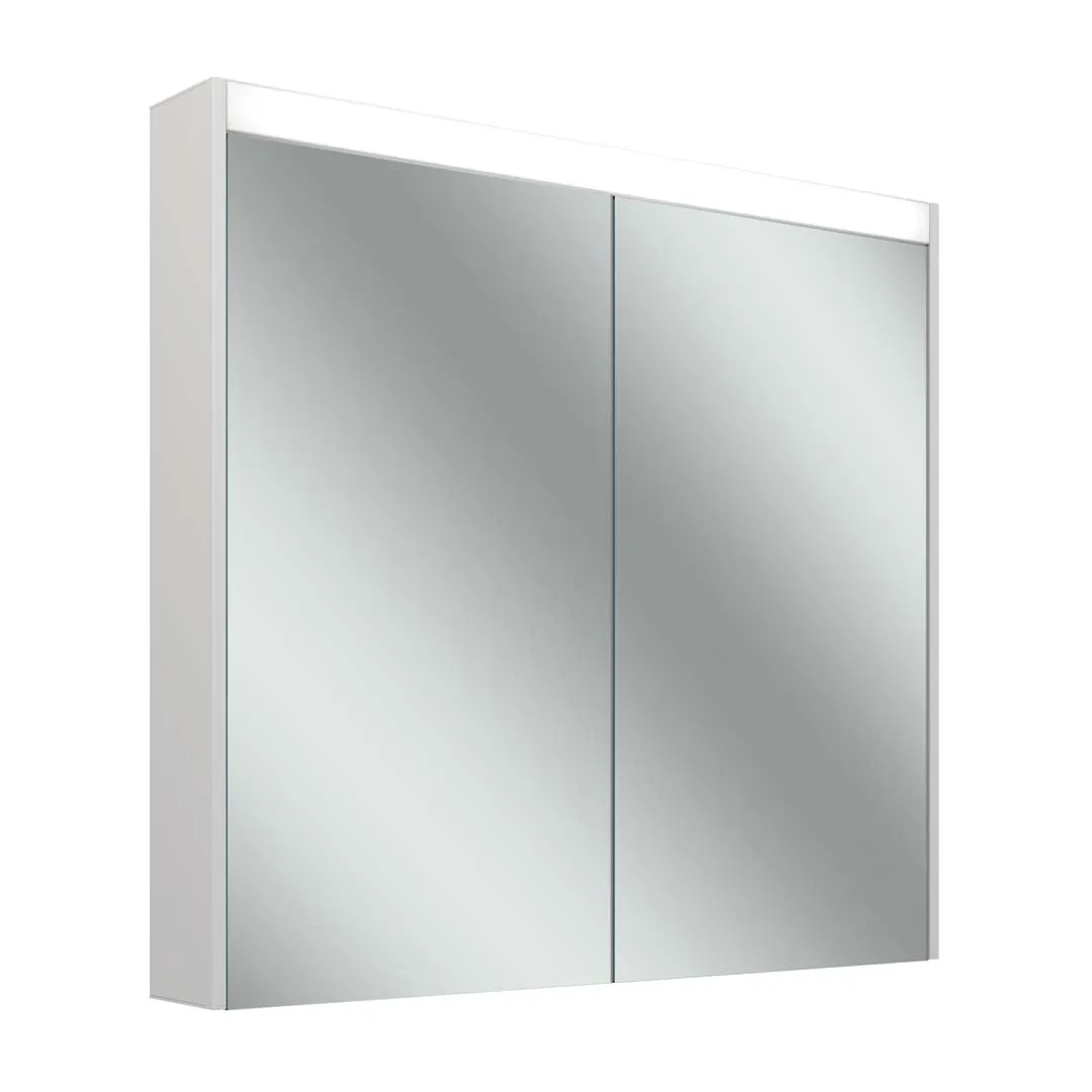 Schneider Spiegelschrank OBJECT Line Comfort LED OLC1 90/2/LED – 895 x 743 x 123 mm, weiß, Schweizer Ausführung Schneider Spiegelschrank OBJECT Line Comfort LED OLC1 90/2/LED – 895 x 743 x 123 mm, weiß, Schweizer Ausführung