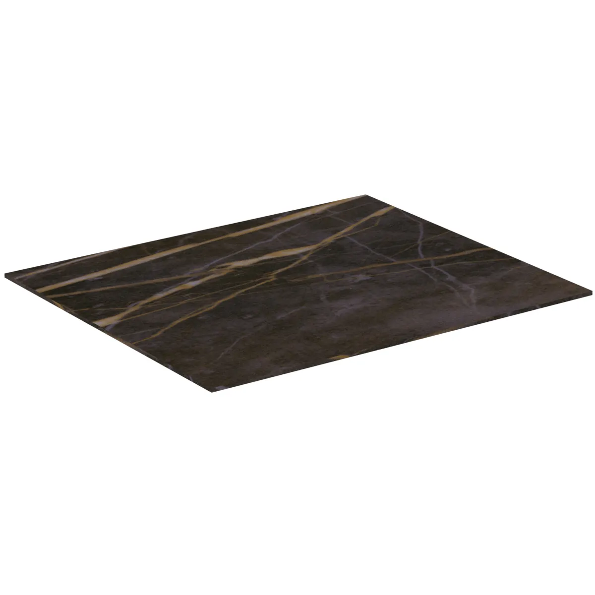 Waschtischplatte Conca, aus Keramik, 602x505x6mm, Marmor Noir Desir Waschtischplatte Conca, aus Keramik, 602x505x6mm, Marmor Noir Desir