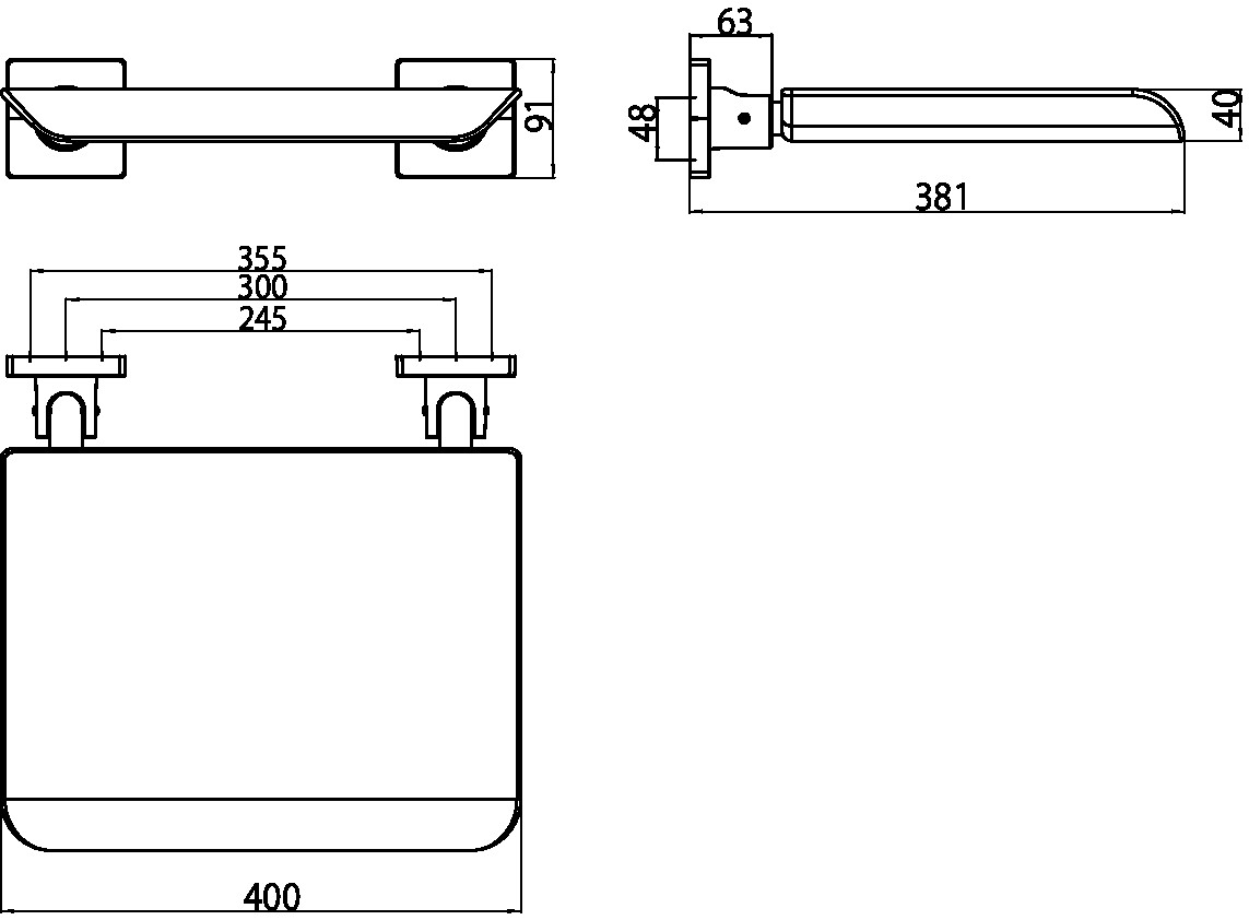 emco Duschsitz „system 2“ in chrom