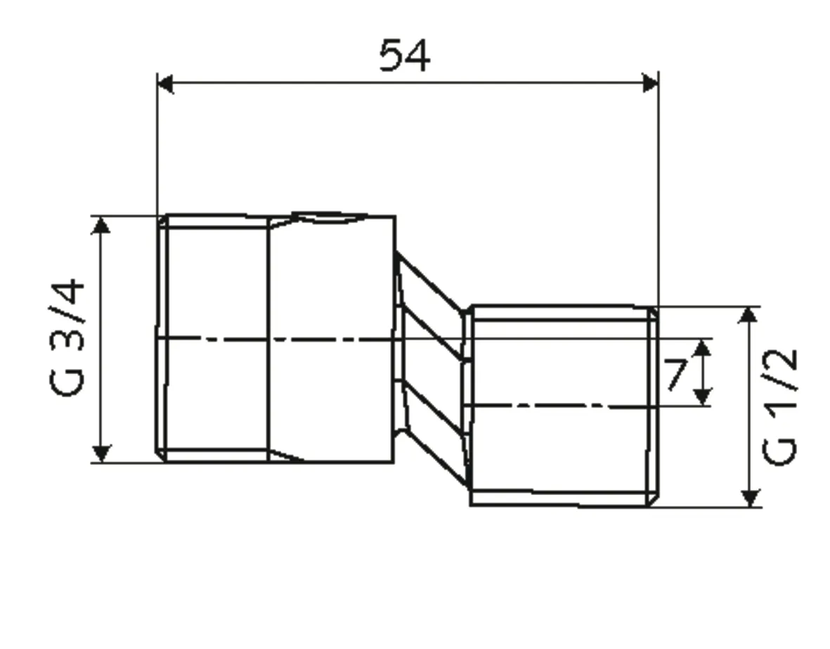 S-Anschlussset mit Vorabsperrung, DN 15 G 1/2 AG, G 3/4 AG